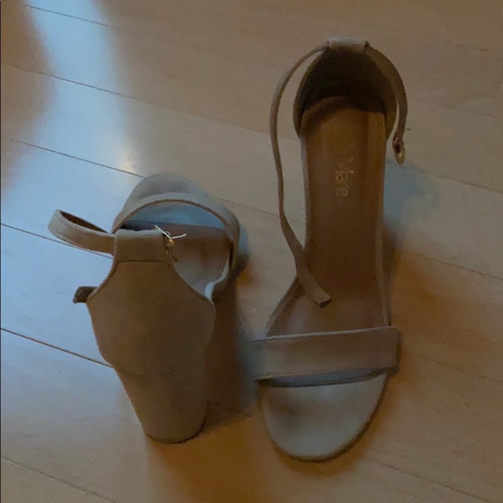 Tan Suede Heels